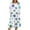 White, variant on Women's Christmas Printed Fashionable Loose Round-Neck Dress for Casual Comfort and Holiday Festivities with Vintage Print,Deep Red,M