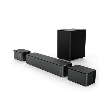 ULTIMEA 5.1 Surround Sound Bar, 3D Surround Sound System, 350W Sound bar for TV with Wireless Subwoofer and Rear Speakers, Surround and Bass Adjustable Home Theater TV Speakers