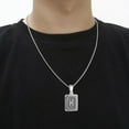thumbnail image 5 of FENOHREFE Unisex Stainless Steel Letter Pendant Necklace Unisex Jewelry Charm Necklace Party Accessory Present for Fashion Lover, 5 of 8