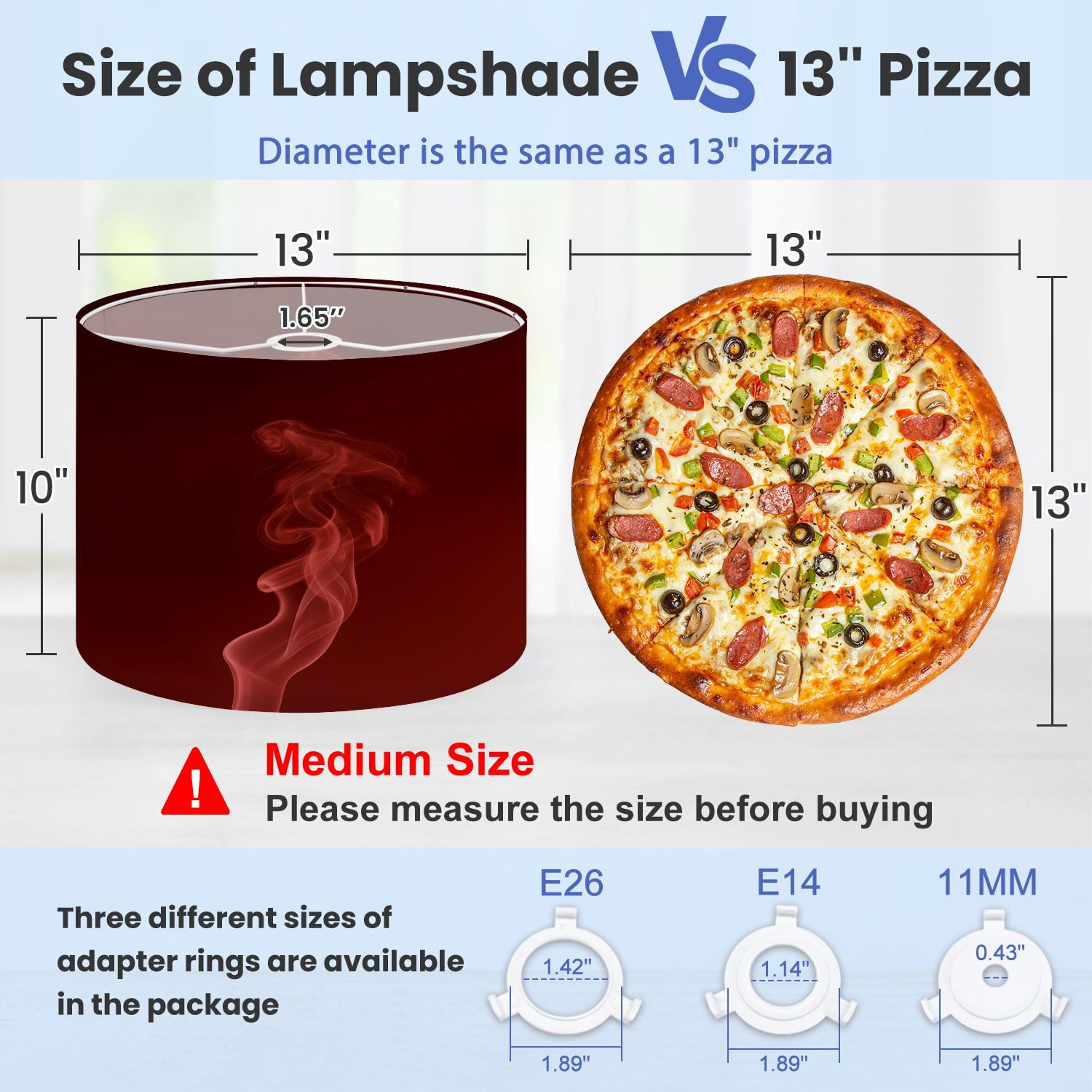 Lampshades 2 Pack Burgundy acrylic watercolor marble shiny 13"x13"x10" Light Shade for Table Lamps Floor Lamps Drum Lamp Shades Lampshade Replacement Easy Assembly