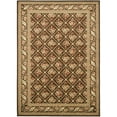 thumbnail image 6 of SAFAVIEH Lyndhurst Mason Floral Border Area Rug, Brown, 5'3" x 7'6", 6 of 7
