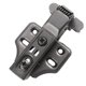 thumbnail image 4 of Bisagras de marco de puerta Bisagra silenciosa hidráulica Durable Fácil de instalar Hardware estable Bisagra amortiguadora Repuestos para armarios de Curva media gris, 4 of 8