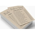 thumbnail image 3 of Inkdotpot Kraft Rustic 50-Pack?He Said She Said?Cards?For Couples Funny Rehearsal Dinner Guessing Question?Bridal Shower Engagement Party?Game?Ideas, 3 of 6