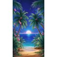 thumbnail image 7 of Beach Tank Top Men Lightweight Breathable Coconut Tree Graphic Sleeveless Shirt Casual Hawaii Vacation Shirts, 7 of 7