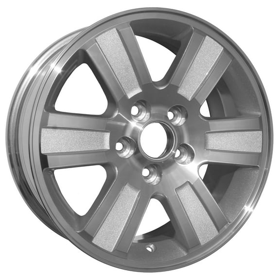Pre-Owned Original Equipment Machined and Painted Silver Aluminum Wheel 16 x 7 7L2Z1007B fits 2006-2010 Ford Explorer (Good)