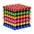 thumbnail image 1 of Cubo mágico magnético con 216 esferas, multicolor, con funda, 1 of 5