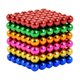 thumbnail image 1 of Cubo mágico magnético con 216 esferas, multicolor, con funda, 1 of 5