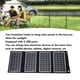 thumbnail image 3 of Cargador Solar, Panel Solar Plegable Portátil De 30 W 5 V Duradero Ampliamente Utilizado Con Salida USB Dual Para Acampar Senderismo Viajes, 3 of 7