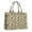 Beige Christmas Pine, variant on Large Capacity Tote Bag,Beige Christmas Santa Pattern Handbag Fashion Luxury Tote Bag,15.7"x13"x 5.1" Inches,Laptop Compatible