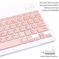 thumbnail image 4 of XIHAMA Ultra Slim Bluetooth Keyboard Portable Mini Wireless Keyboard Rechargeable for Apple iPad iPhone Samsung Tablet Cell Phone Smartphone iOS Android Windows, 4 of 7