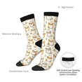 thumbnail image 4 of Fuzoiu Cartoon Corgi Print Athletic Crew Socks for Men & Women,Casual Crew Socks,Above Ankle Crew Socks for Business, Casual, 4 of 6