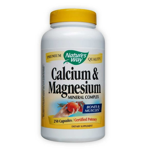 Nature's Way Calcium?Magnesium Capsule, 250 Ct