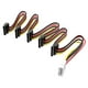 thumbnail image 1 of Cable Adaptador De Alimentación Ide 4 Pines A Sata 15 Pines Cable De Conversión De Alimentación Cable De Alimentación Sata Negro Cable Adaptador Divisor Para Discos Duros De 3,5/2,5" Yuarrent EL011008-00, 1 of 6