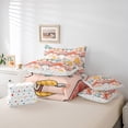 thumbnail image 6 of Homewish Colorful Cartoon Mushroom 7-Piece Twin Bedding Sets,Tropical Botanical Plant Bedding Comforter Set,Pink Blue Orange Sheet Sets For Girls Teens,Ultra Soft Home Decor Reversible, 6 of 8
