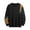 Black, variant on LpwkSSA Crewneck Sweatshirt for Men Color Block Patchwork Long Sleeve Round Neck Sports Outdoor Casual Oversized Pullover Sweatshirt Black L