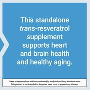 Life Extension Resveratrol Elite, trans-resveratrol, healthy aging, cardiovascular health, brain health, oxidative stress, gluten-free, non-GMO, vegetarian, 30 capsules