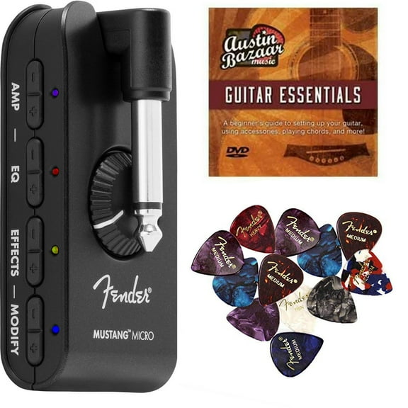 Fender Mustang Micro Personal Guitar Amplifier w/ Picks