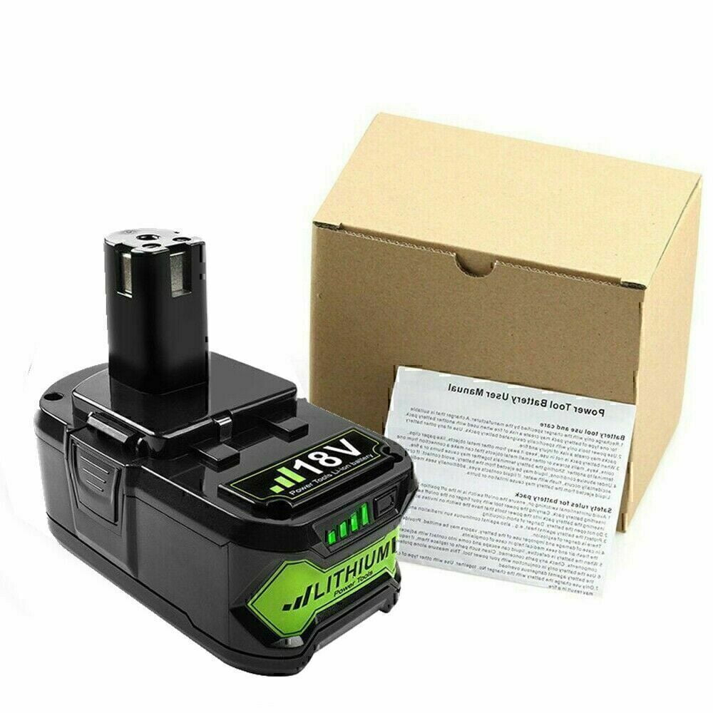 For 18V 5000mAh Li-Ion Battery For Ryobi 18V P108 P107 P105 P104 P103 P102