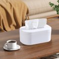thumbnail image 3 of Basic Plastic Tissue Box Cover, Simple Design for Bathroom/Bedroom Countertops, Durable Household Organizer, 3 of 6