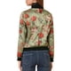 thumbnail image 3 of Chaqueta bomber para mujer Inspire Chic, corte slim, ligera, con cremallera, talla XL, verde claro, 3 of 8
