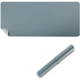 thumbnail image 1 of Schreibtischunterlage Doppelseitig, 60 x 35 cm, PU Wasserdichte Tischunterlage, Mousepad, Rosa / Grauhellblau+silber, 1 of 1