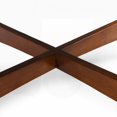 thumbnail image 2 of Table Basse avec Base en Bois Massif et Forme Ronde Classique pour un Style Mi-Siècle, 2 of 9