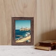thumbnail image 5 of lote De 6 Cuadros Foto 7x5, Cadre En Bois, Marron Rustique, Adapt Pour Montage Sur Table Ou Mural, 5 of 5