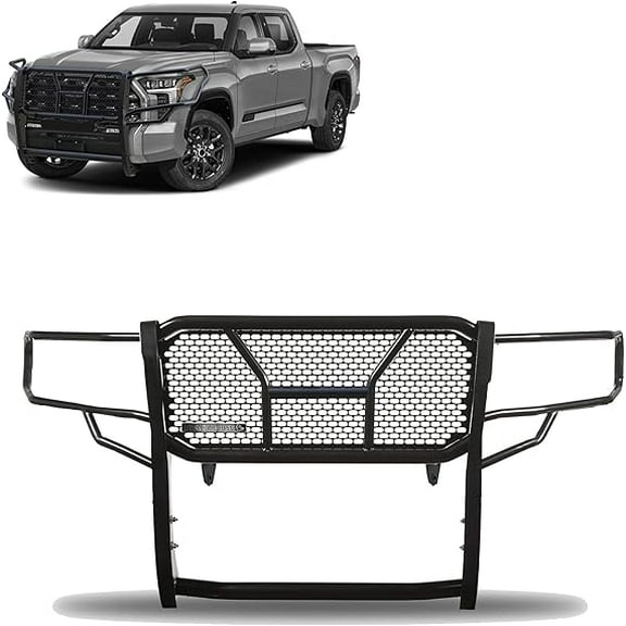 Black Horse Off Road RUTOTU22B Rugged Grille Guard Modular for Toyota Tundra
