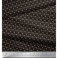 thumbnail image 2 of Soimoi Rayon Fabric Dot,Leaves & Rose Small Print Fabric by The Yard 56 Inch Wide, 2 of 3