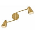 thumbnail image 2 of Lark Birdie 83542LCB Mid-Century Modern LED Wall Sconce Light Fixture - Brass, 2 of 2