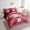 Red Grey, variant on Baseball Comforter Set Twin Size 7 Piece Bed in A Bag Baseball Player Bedding Set Teens Super Soft All Season for Bedroom,Sports Reversible Bed Sets,Boston