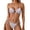 White, variant on Jamicy Womens Bikini Swimsuits Gift for Women Women's Triangle Halter Bikini Set String Bathing Suit Low Waisted Two Piece Swimsuit