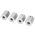 thumbnail image 4 of 12mm Hex Wheel Hubs Adapters, Replacement Hex Hubs Drive Adapter Easy To Install Aluminum Alloy Stable Accurate Size  For 1/10 Remote Control Car  Silver, 4 of 8