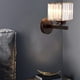 thumbnail image 2 of Lámpara de pared nórdica, aplique, iluminación para mesita de noche, pasillo, interior Cuadrado negro, 2 of 8