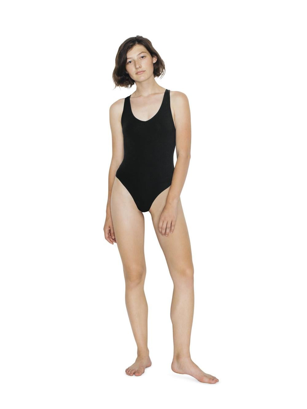 American Apparel Womens/Ladies Tank Thong Bodysuit 