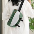 thumbnail image 4 of Fiudx Bolso Bandolera Antirrobo, Impermeable y Ligero, Multifuncional, Ideal para Deportes Al Aire Libre, con Correa Ajustable, 31 X 18 X 2 Cm., 4 of 6