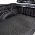 thumbnail image 1 of TrailFX Bed Mat 643N TFX Bed Mats; Direct-Fit; Drop-In; Without Raised Edges; Textured Pebble Surface Design; Black; Rubber; Tailgate Liner/Mat Not Included, 1 of 6