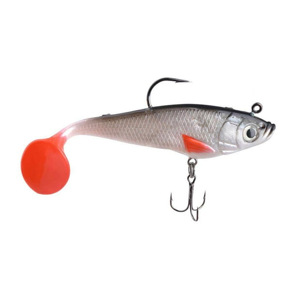 Artificial Fishing Lures Soft Easy Shiner Wobblers Lifelike Fishing Lures  Bait Light Bearking Hooks Plastic Sea Fishing Tackle for Outdoor Fisherman