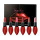 thumbnail image 1 of Juego de 6 labiales mate rojos para mujer, de larga duración, antiadherentes, resistentes al agua y a la decoloración, ideal como regalo de maquillaje para niñas., 1 of 7