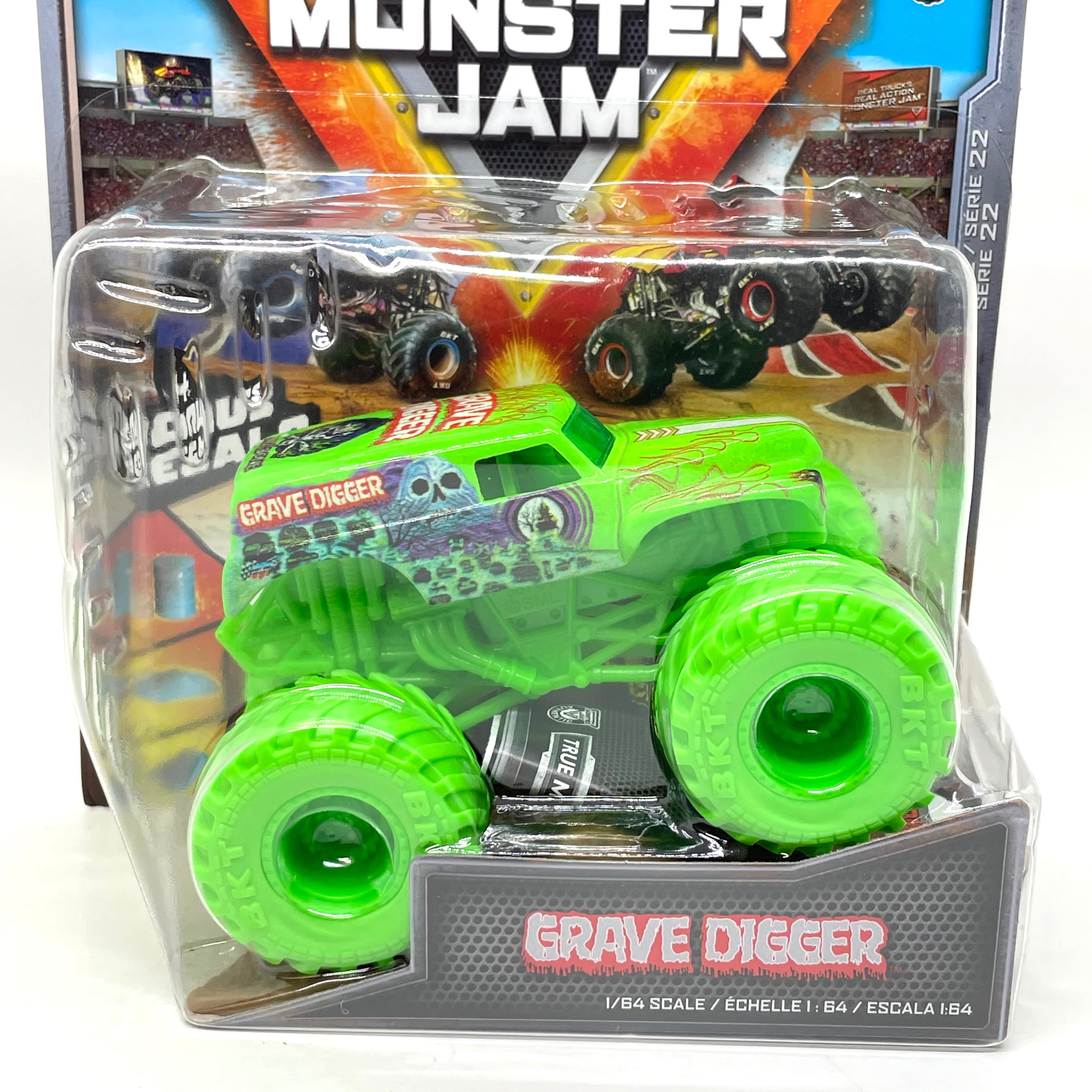 Monster Jam Grave Digger Hyper Fueled Truck 2022 1/64 Spin Master Series 22