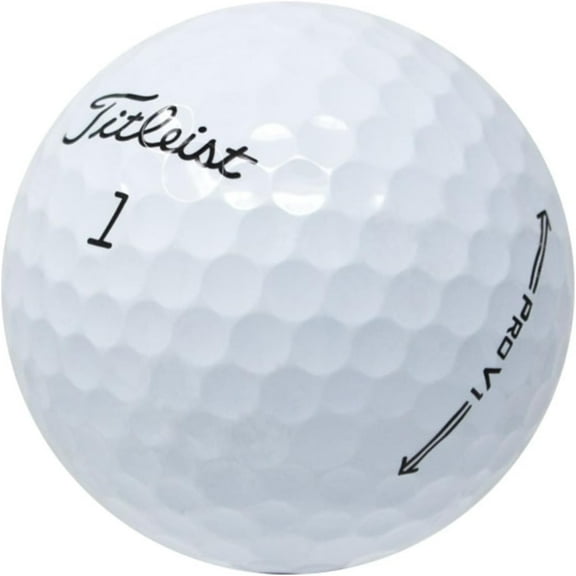 Pre-Owned Titleist Pro V1 Golf Balls Premium Refinished 2021 Year, Mint / AAAAA Condition, 48 Pack