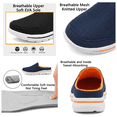 thumbnail image 4 of Men's Knit Mule Slippers | Breathable, Non-Slip Soft Sole | Perfect for Outdoor & Home Use, 4 of 5