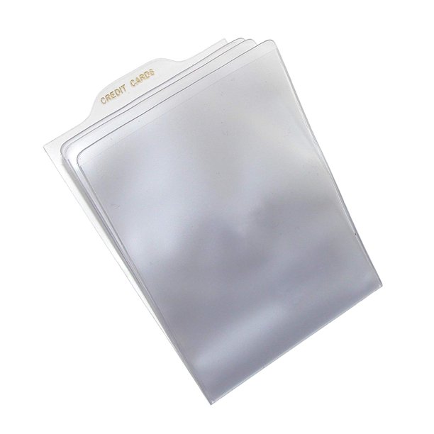 Buxton Men's Unisex Vinyl Pull Tab Window Inserts for Money Clip