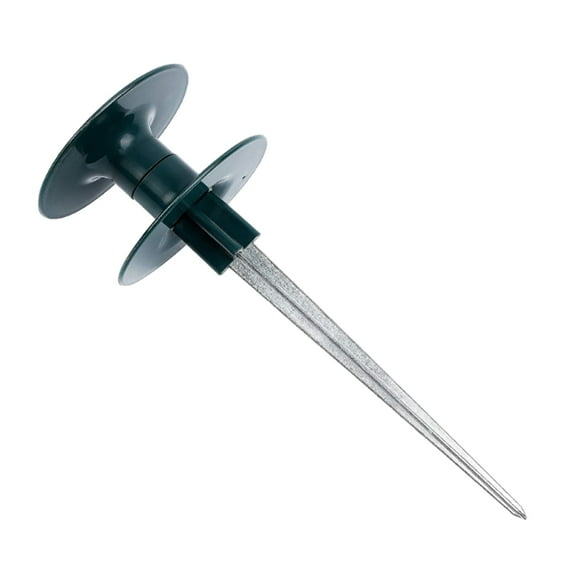 10 Inch Garden Hose Guide Spike Rust Free Metal Stake Heavy Duty Spin Top Keeps Garden Hose Out of Flower Beds Plant for Protection