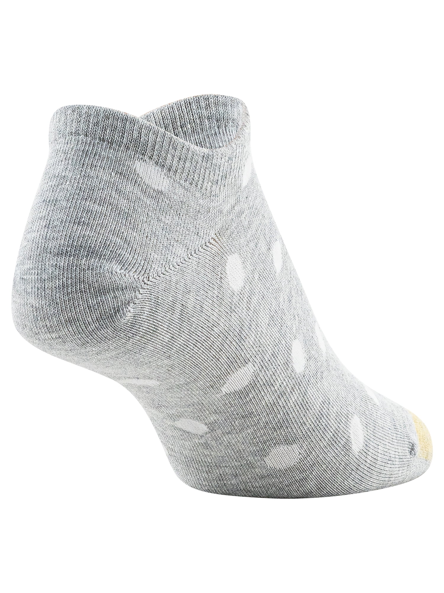 GoldToe Edition Women's Polka Dot Liner Socks Assorted, 6 Pairs, Size 6-9
