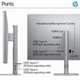 thumbnail image 5 of HP - OmniStudio X - Copilot+ PC - 31.5" 4K UHD AiO w/ Adjustable Height - Intel Core Ultra 7 258V '24 - 32GB Memory - 1TB SSD - Meteor Silver, 5 of 5