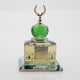 thumbnail image 3 of Modelo de Mezquita 3D Perfecl Dorado Adornos de Construcción Islámicos de Cristal Musulmán 7x7x10cm, 3 of 8