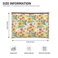 thumbnail image 4 of Rocae Sunflower Cornflower Poppy for Cosmetic Bags for Women Paper Reusable Cosmetic Bag Travel Toiletry Organizer Capacity Multipurpose Zipper Pouch, 4 of 8