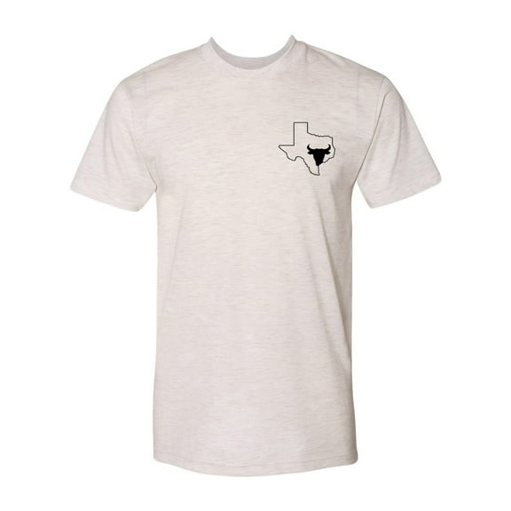 Gravity Trading Mens Texas State Longhorn USA-Made Triblend Tee - Oatmeal - X-Large