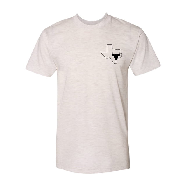 Gravity Trading Mens Texas State Longhorn USA-Made Triblend Tee - Oatmeal - Small